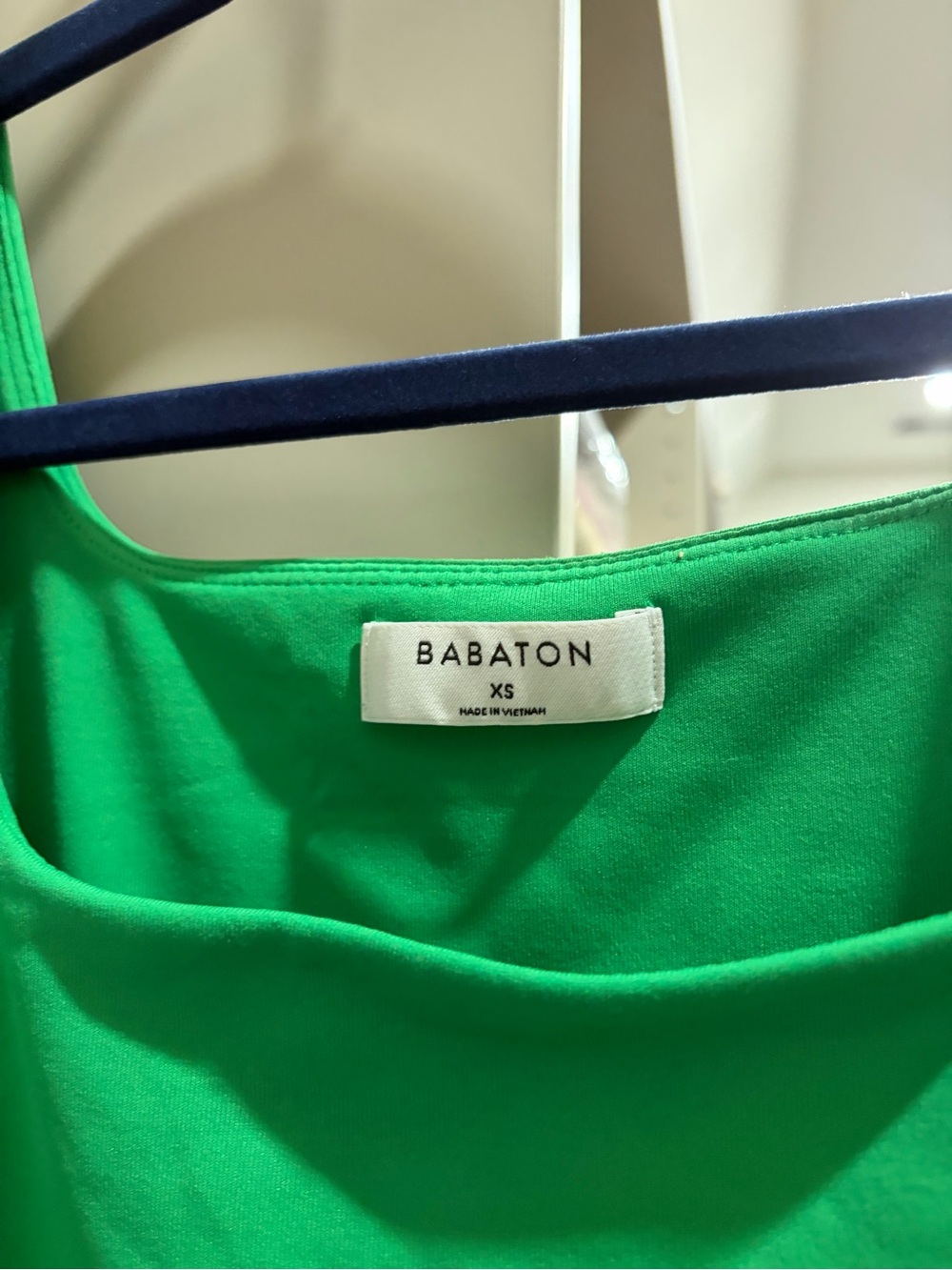 Babaton Bright Green Square Neck Bodysuit - Picture 3 of 3